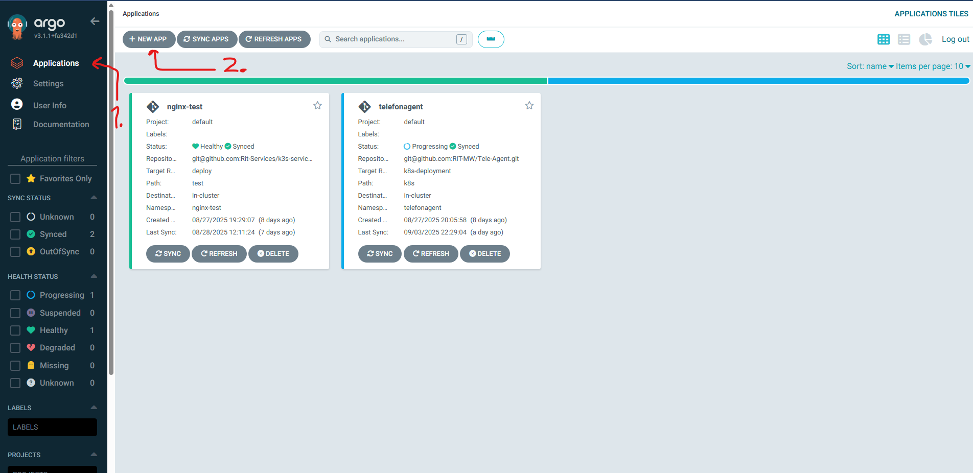 Create Application