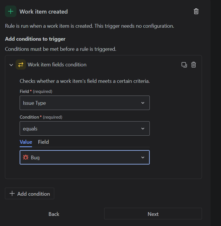 BUG WorkItem Filter